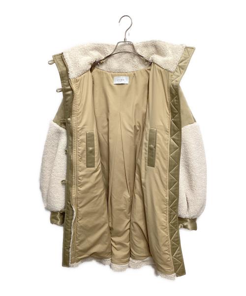 ETRE TOKYO（エトレトウキョウ）ETRE TOKYO (エトレトウキョウ) ボア切替コート ベージュ サイズ:Mの古着・服飾アイテム