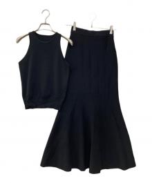 anuans（アニュアンス）の古着「アメスリニットセットアップ」｜ブラック