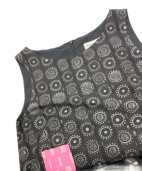 marimekko（マリメッコ）marimekko (マリメッコ) ノースリーブワンピース　KURKISTUS NADJA ブラック サイズ:34の古着・服飾アイテム