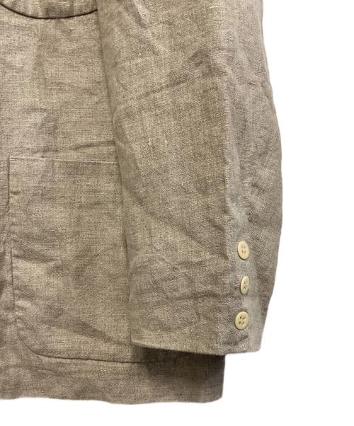 ARMANI JEANS（アルマーニジーンズ）ARMANI JEANS (アルマーニジーンズ) リネンセットアップスーツ ベージュ サイズ:ジャケット52・パンツ44の古着・服飾アイテム