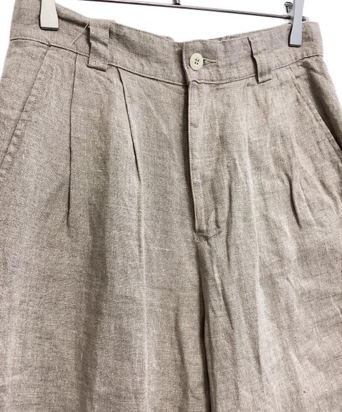 ARMANI JEANS（アルマーニジーンズ）ARMANI JEANS (アルマーニジーンズ) リネンセットアップスーツ ベージュ サイズ:ジャケット52・パンツ44の古着・服飾アイテム