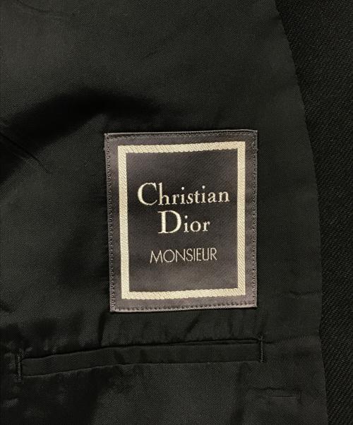 Christian Dior MONSIEUR（クリスチャンディオールムッシュ）Christian Dior MONSIEUR (クリスチャンディオールムッシュ) 2Bテーラードジャケット ブラック サイズ:表記なしの古着・服飾アイテム