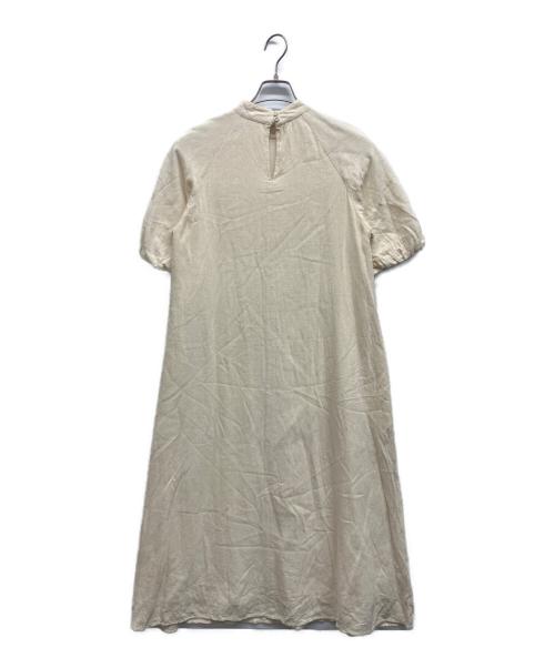 AWAHI（アワイ）awahi (アワイ) シルクワンピース ベージュ サイズ:Mの古着・服飾アイテム