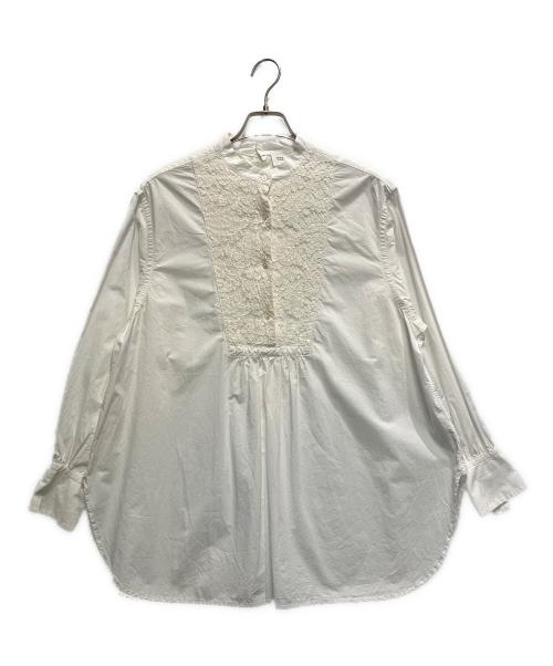 IENA LA BOUCLE（イエナ ラ ブークル）IENA LA BOUCLE (イエナ ラ ブークル) タイプライターボザムシャツ ホワイト サイズ:FREEの古着・服飾アイテム
