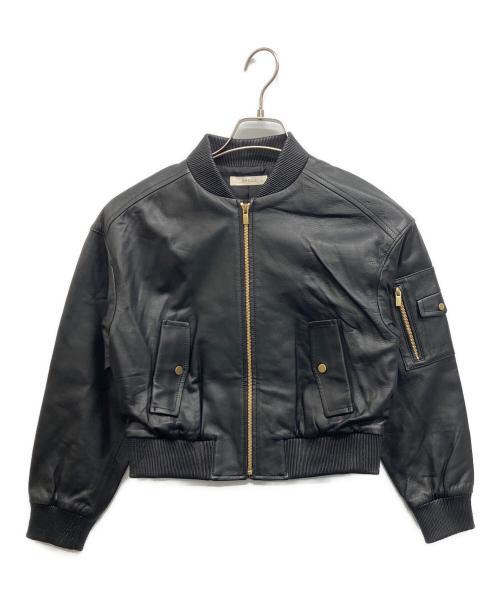 EPOCA（エポカ）EPOCA (エポカ) レザークロップドジャケット ブラック サイズ:40の古着・服飾アイテム