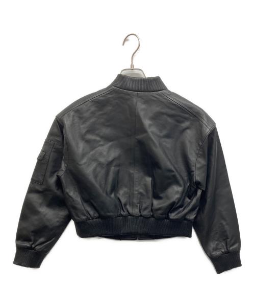 EPOCA（エポカ）EPOCA (エポカ) レザークロップドジャケット ブラック サイズ:40の古着・服飾アイテム