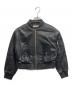 EPOCA（エポカ）の古着「レザークロップドジャケット」｜ブラック