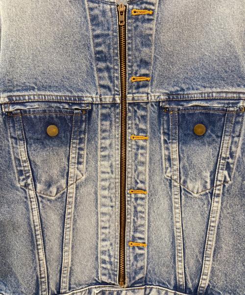 INSCRIRE（アンスクリア）INSCRIRE (アンスクリア) Denim Riders Jacket インディゴ サイズ:38の古着・服飾アイテム