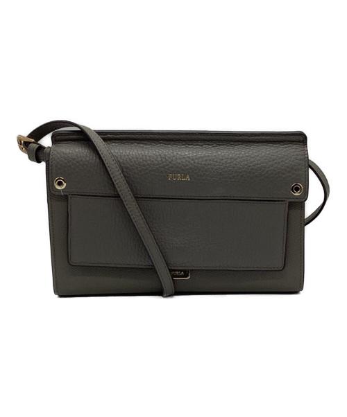 FURLA（フルラ）FURLA (フルラ) LIKE MINI CROSSBODY グレーの古着・服飾アイテム