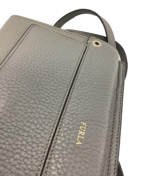 FURLA（フルラ）FURLA (フルラ) LIKE MINI CROSSBODY グレーの古着・服飾アイテム