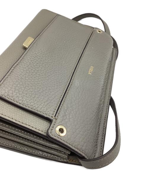 FURLA（フルラ）FURLA (フルラ) LIKE MINI CROSSBODY グレーの古着・服飾アイテム
