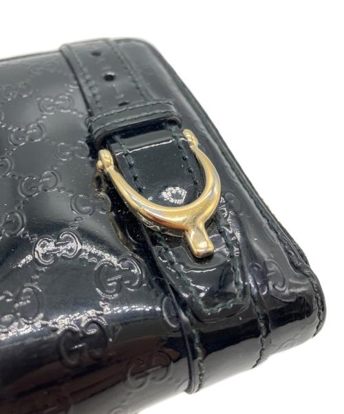 GUCCI（グッチ）GUCCI (グッチ) 長財布 ブラックの古着・服飾アイテム