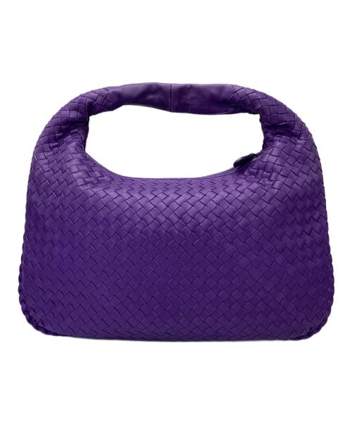 BOTTEGA VENETA（ボッテガベネタ）BOTTEGA VENETA (ボッテガベネタ) イントレチャートホーボーショルダーバッグ パープルの古着・服飾アイテム