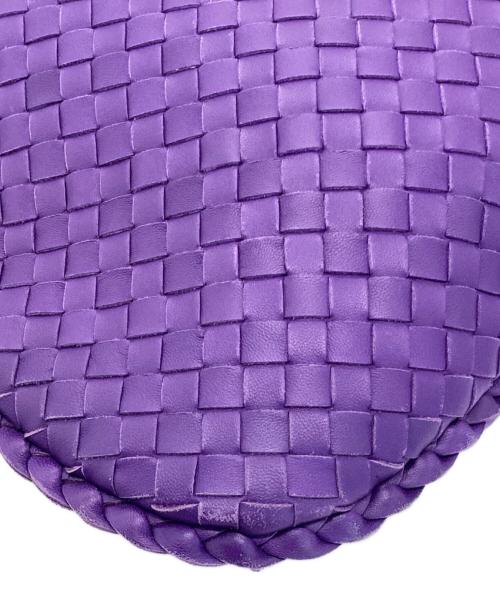 BOTTEGA VENETA（ボッテガベネタ）BOTTEGA VENETA (ボッテガベネタ) イントレチャートホーボーショルダーバッグ パープルの古着・服飾アイテム