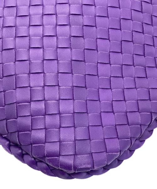 BOTTEGA VENETA（ボッテガベネタ）BOTTEGA VENETA (ボッテガベネタ) イントレチャートホーボーショルダーバッグ パープルの古着・服飾アイテム
