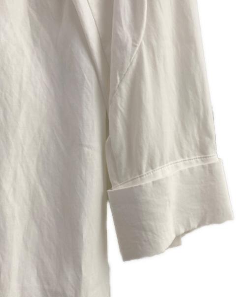 REGULATION Yohji Yamamoto（レギュレーションヨウジヤマモト）REGULATION Yohji Yamamoto (レギュレーションヨウジヤマモト)  shirt with hood ホワイト サイズ:1の古着・服飾アイテム