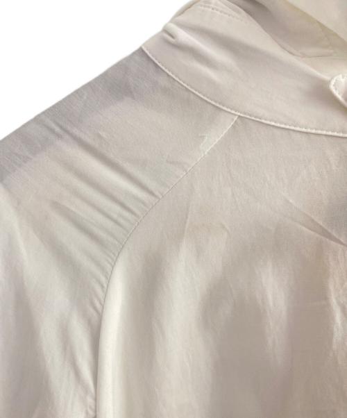 REGULATION Yohji Yamamoto（レギュレーションヨウジヤマモト）REGULATION Yohji Yamamoto (レギュレーションヨウジヤマモト)  shirt with hood ホワイト サイズ:1の古着・服飾アイテム