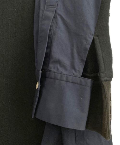 REGULATION Yohji Yamamoto（レギュレーションヨウジヤマモト）REGULATION Yohji Yamamoto (レギュレーションヨウジヤマモト) ドッキングワンピース ネイビー×ブラック サイズ:2の古着・服飾アイテム