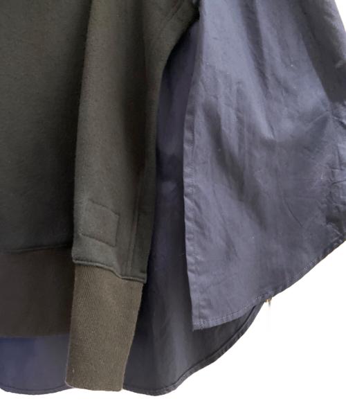 REGULATION Yohji Yamamoto（レギュレーションヨウジヤマモト）REGULATION Yohji Yamamoto (レギュレーションヨウジヤマモト) ドッキングワンピース ネイビー×ブラック サイズ:2の古着・服飾アイテム