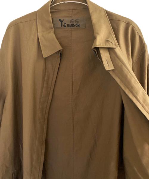 Y's BANG ON!（ワイズバングオン！）Y's BANG ON! (ワイズバングオン！) スタンドカラーコート カーキ サイズ:2の古着・服飾アイテム