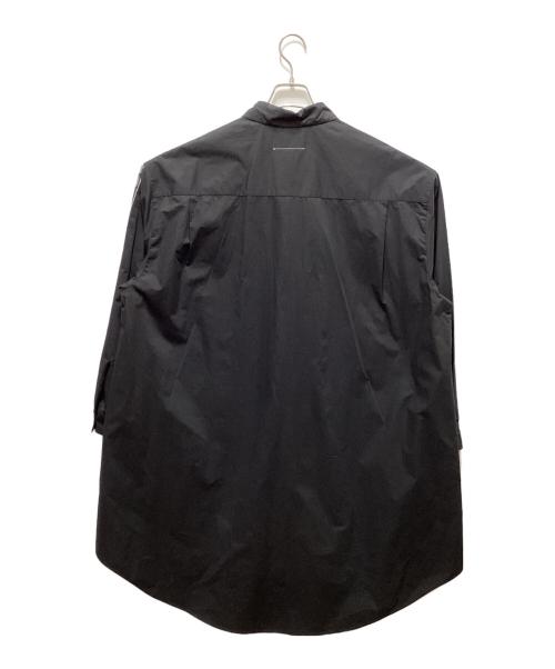 MM6 Maison Margiela（エムエムシックスメゾンマルジェラ）MM6 Maison Margiela (エムエムシックスメゾンマルジェラ) オーバーサイズシャツ ブラック サイズ:Ｍの古着・服飾アイテム