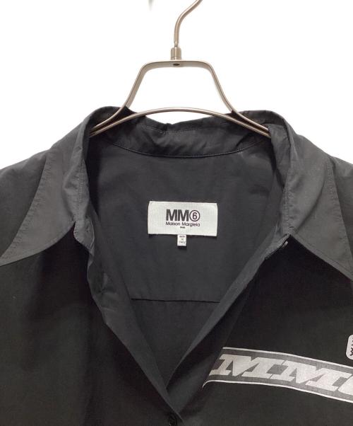 MM6 Maison Margiela（エムエムシックスメゾンマルジェラ）MM6 Maison Margiela (エムエムシックスメゾンマルジェラ) オーバーサイズシャツ ブラック サイズ:Ｍの古着・服飾アイテム