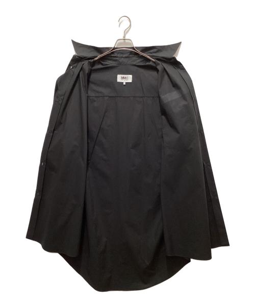 MM6 Maison Margiela（エムエムシックスメゾンマルジェラ）MM6 Maison Margiela (エムエムシックスメゾンマルジェラ) オーバーサイズシャツ ブラック サイズ:Ｍの古着・服飾アイテム