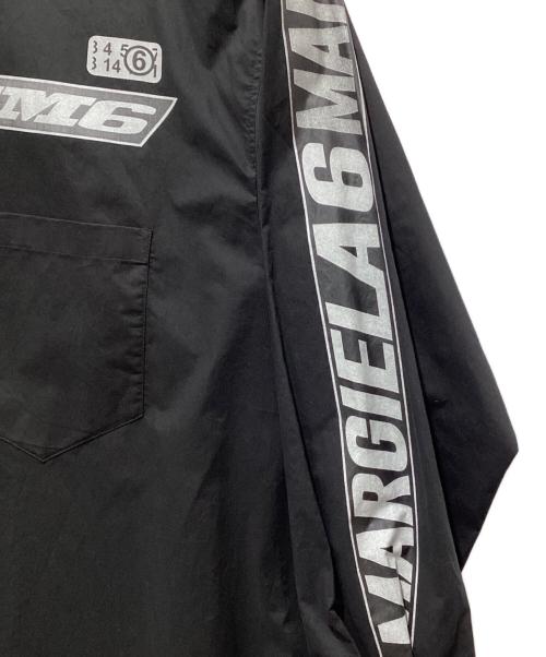 MM6 Maison Margiela（エムエムシックスメゾンマルジェラ）MM6 Maison Margiela (エムエムシックスメゾンマルジェラ) オーバーサイズシャツ ブラック サイズ:Ｍの古着・服飾アイテム