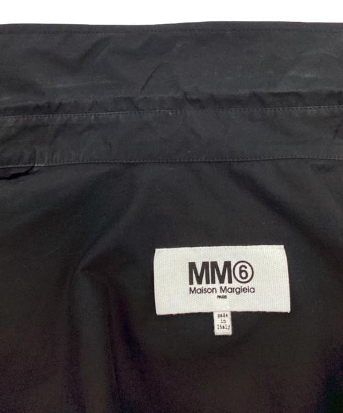 MM6 Maison Margiela（エムエムシックスメゾンマルジェラ）MM6 Maison Margiela (エムエムシックスメゾンマルジェラ) オーバーサイズシャツ ブラック サイズ:Ｍの古着・服飾アイテム
