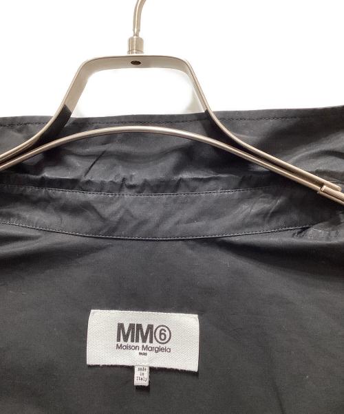 MM6 Maison Margiela（エムエムシックスメゾンマルジェラ）MM6 Maison Margiela (エムエムシックスメゾンマルジェラ) オーバーサイズシャツ ブラック サイズ:Ｍの古着・服飾アイテム
