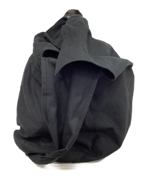 Y's（ワイズ）Y's (ワイズ) CANVAS TIED BAG ブラックの古着・服飾アイテム