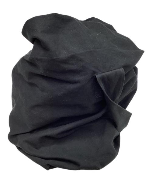 Y's（ワイズ）Y's (ワイズ) CANVAS TIED BAG ブラックの古着・服飾アイテム