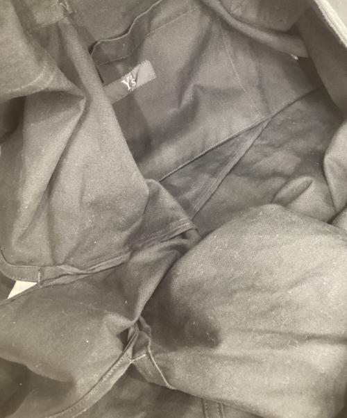 Y's（ワイズ）Y's (ワイズ) CANVAS TIED BAG ブラックの古着・服飾アイテム