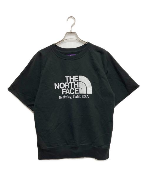 THE NORTHFACE PURPLELABEL（ザ・ノースフェイス パープルレーベル）THE NORTHFACE PURPLELABEL (ザ・ノースフェイス パープルレーベル) 10OZ H/S CREW NECK SWEAT TEE ブラック サイズ:Mの古着・服飾アイテム