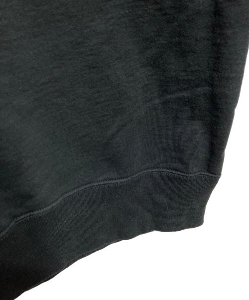 THE NORTHFACE PURPLELABEL（ザ・ノースフェイス パープルレーベル）THE NORTHFACE PURPLELABEL (ザ・ノースフェイス パープルレーベル) 10OZ H/S CREW NECK SWEAT TEE ブラック サイズ:Mの古着・服飾アイテム