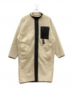 TODAYFULトゥデイフル）の古着「Boa Bonding Coat　ボアボンディングコート」｜アイボリー