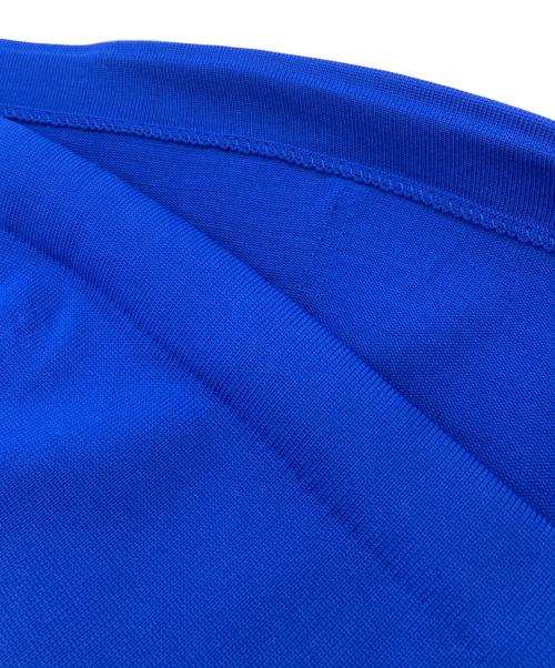 edition（エディション）edition (エディション) ポリエステル ノースリーブニットワンピース ブルー サイズ:34の古着・服飾アイテム