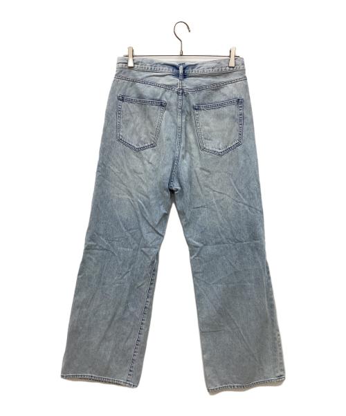 Whim Gazette（ウィムガゼット）Whim Gazette (ウィムガゼット) ドロストデニムパンツ インディゴ サイズ:38の古着・服飾アイテム