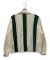 always out of stock (オールウェイズ アウト オブ ストック) STRIPED KNIT SHIRT ホワイト×グリーン サイズ:1 未使用品：15000円