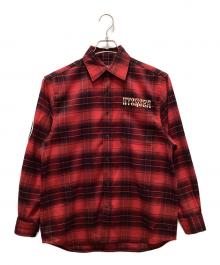 Hysteric Glamour×WIND AND SEA（ヒステリックグラマー×ウィンダンシー）の古着「CHECK SHIRT」｜レッド
