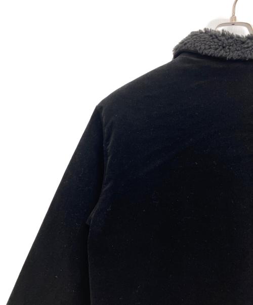 SUPREME（シュプリーム）Supreme (シュプリーム) Kindermann Uncut Corduroy Car Coat ブラック サイズ:Mの古着・服飾アイテム