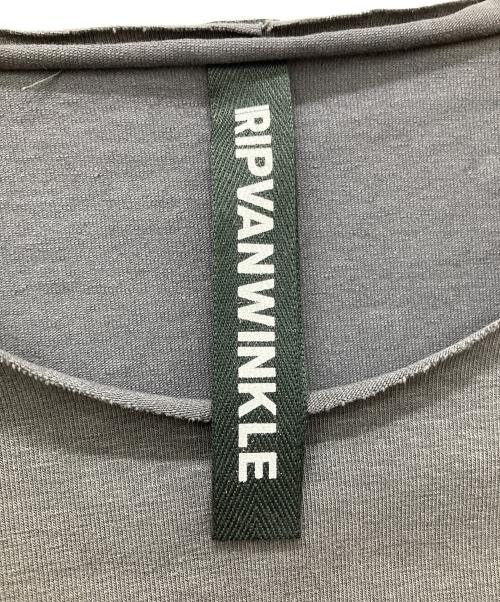 ripvanwinkle（リップヴァンウィンクル）ripvanwinkle (リップヴァンウィンクル) 長袖カットソー グレー サイズ:Freeの古着・服飾アイテム