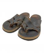 The Sandalmanザサンダルマン）の古着「レザーサンダル」｜ブラック