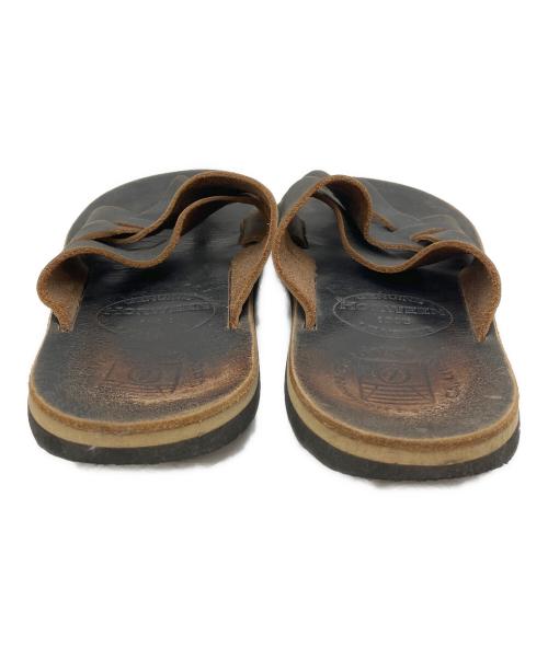 The Sandalman（ザサンダルマン）The Sandalman (ザサンダルマン) レザーサンダル ブラック サイズ:7の古着・服飾アイテム