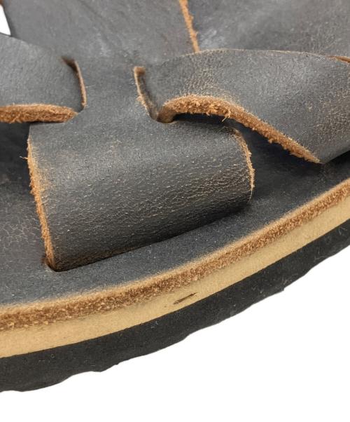 The Sandalman（ザサンダルマン）The Sandalman (ザサンダルマン) レザーサンダル ブラック サイズ:7の古着・服飾アイテム