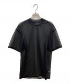 TODAYFULトゥデイフル）の古着「Halfsleeve Sheer T-shirts」｜ブラック