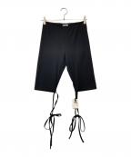 Rosarymoonロザリームーン）の古着「~BASIC~ Ribbon Leggings」｜ブラック