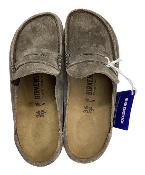 BIRKENSTOCK（ビルケンシュトック）BIRKENSTOCK (ビルケンシュトック) Naples Wrapped モカシンサンダル ブラウン サイズ:USL5の古着・服飾アイテム