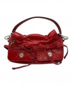 Acne studiosアクネ ストゥディオス）の古着「マルチポケット マイクロバッグ」｜レッド