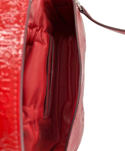 Acne studios（アクネ ストゥディオス）ACNE STUDIOS (アクネ ストゥディオス) マルチポケット マイクロバッグ レッドの古着・服飾アイテム